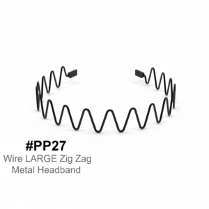 Wire Large Zigzag Metal Headband | #PP27