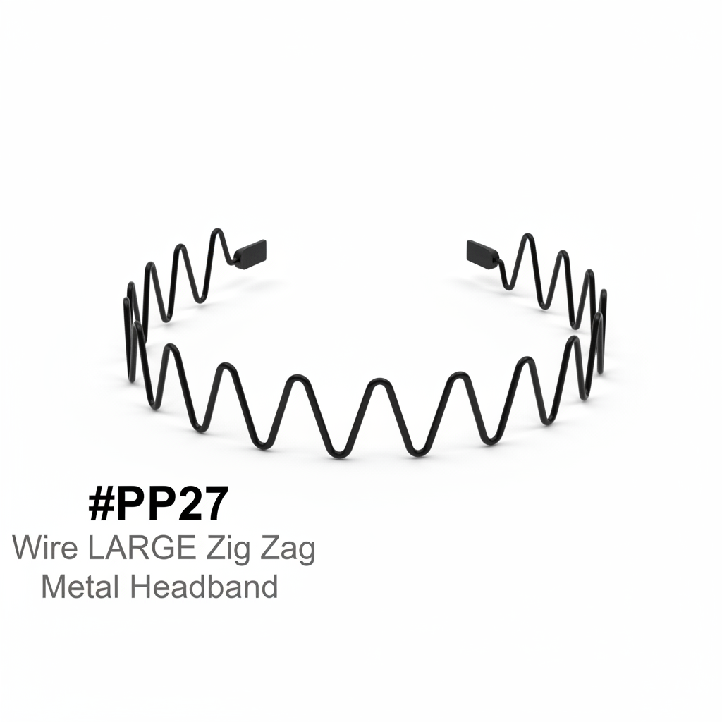 Wire Large Zigzag Metal Headband | #PP27