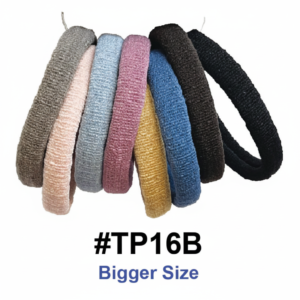 Magic Quality Soft Foam Hair Ties Bigger Size / #TP16A #TP16B