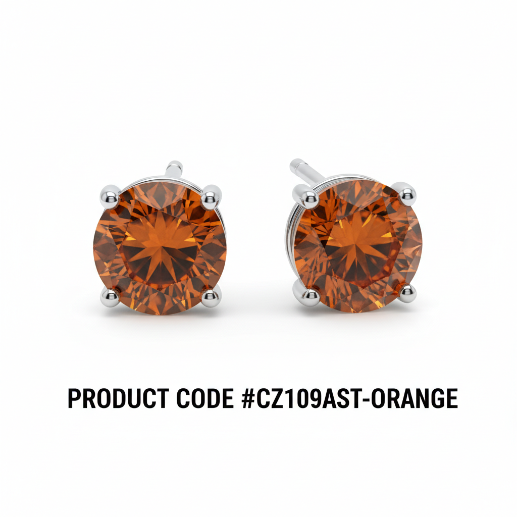 Assorted CZ Crystal Stud Earrings Display Board 72 Pairs #CZ109AST - Image 5