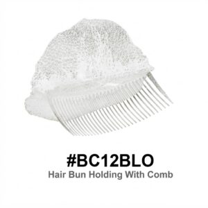 Hair Bun Holding With Comb - Clear #BC12BLO