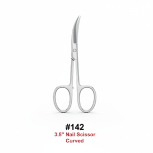 3.5″ Nail Scissor Curved - Professional #142