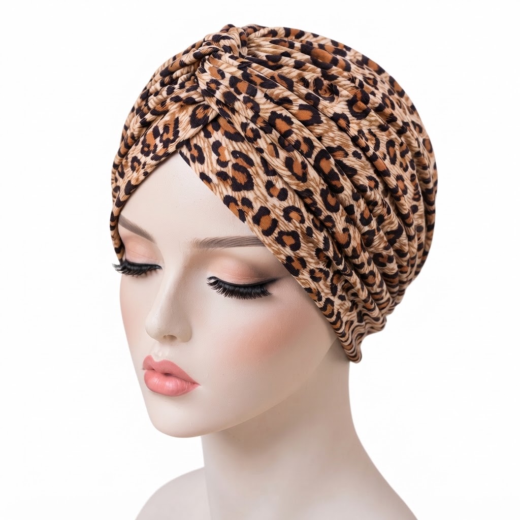 Turban Loose Cheetah Pattern #2100SKN