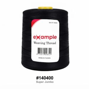 Example Black Weaving Thread Super Jumbo #140400
