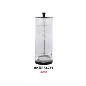 Marvy Clear Glass Sanitiser Disinfectant Jar with Black #KRE54211