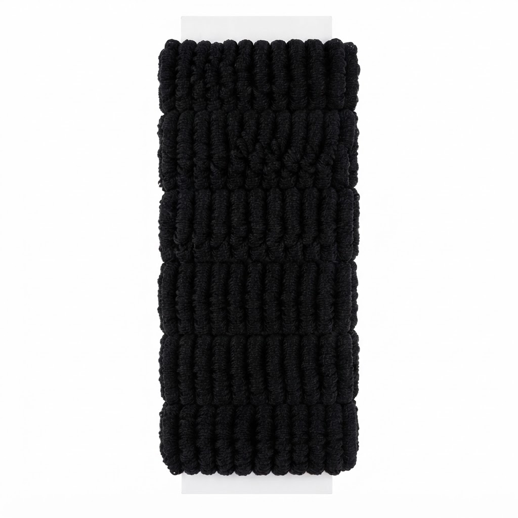 Black Large Hair Bobbles 12pc #D12BLK