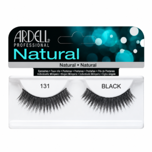 Ardell Natural Professional 131 Black false eyelashes packaging on a pure white background