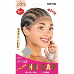 Murry HD Invisible Wig Cap Nude 3pc #M55NUD
