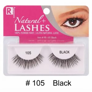 R Natural+ Lashes - Black Elegant Natural Volume #105