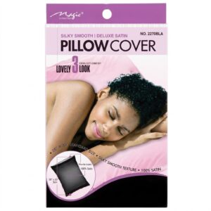 Silky Smooth Deluxe Satin Pillow Cover Black #2270BLA