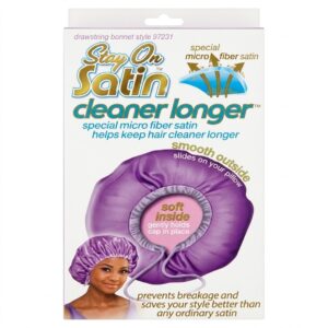 Stay On Satin Cleaner Longer Bonnets Special Micro Fibre #97221