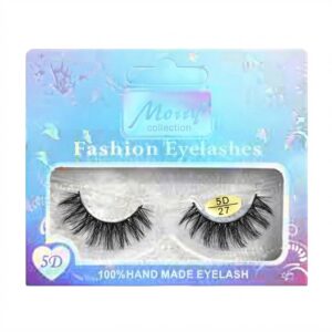 False Eyelashes Black 5D - Handmade Lash Pair #M5D27