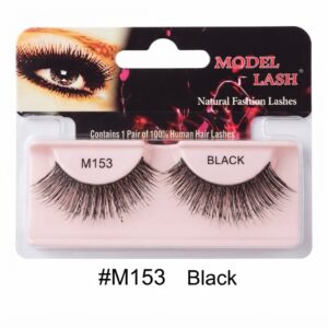 Remy Natural Fashion False Lashes Model Lash M153 Black (#M153)