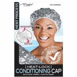 Heat-Lock Conditioning Cap in Silver #2092SIL