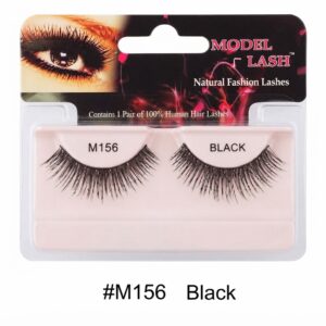 Remy Natural Fashion False Lashes - Model Lash M156 Black (#M156)