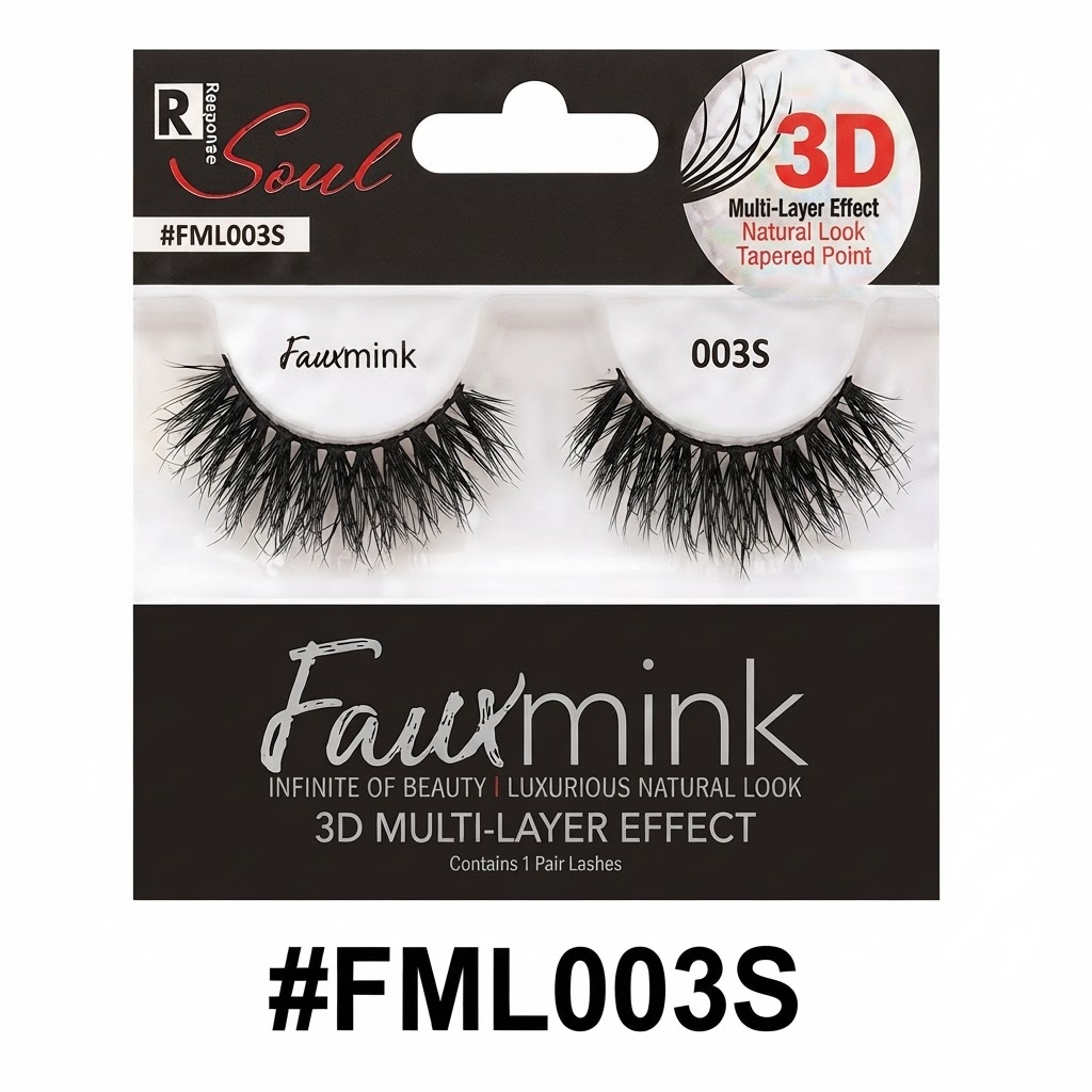 Response Soul Faux Mink Lashes - #FML003S 3D Multi-Layer Effect for a Sophisticated Statement