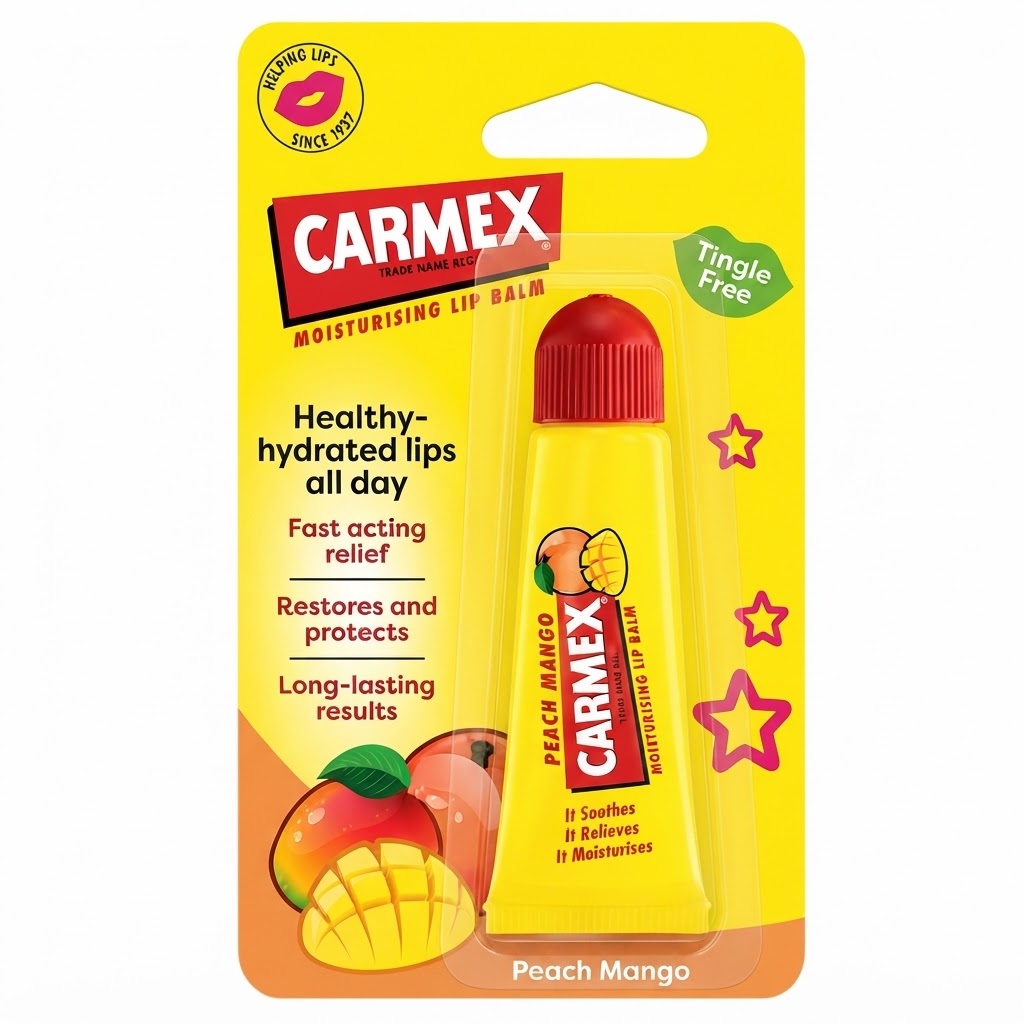 Carmex Peach & Mango Burst Moisturising Lip Balm #CA0270