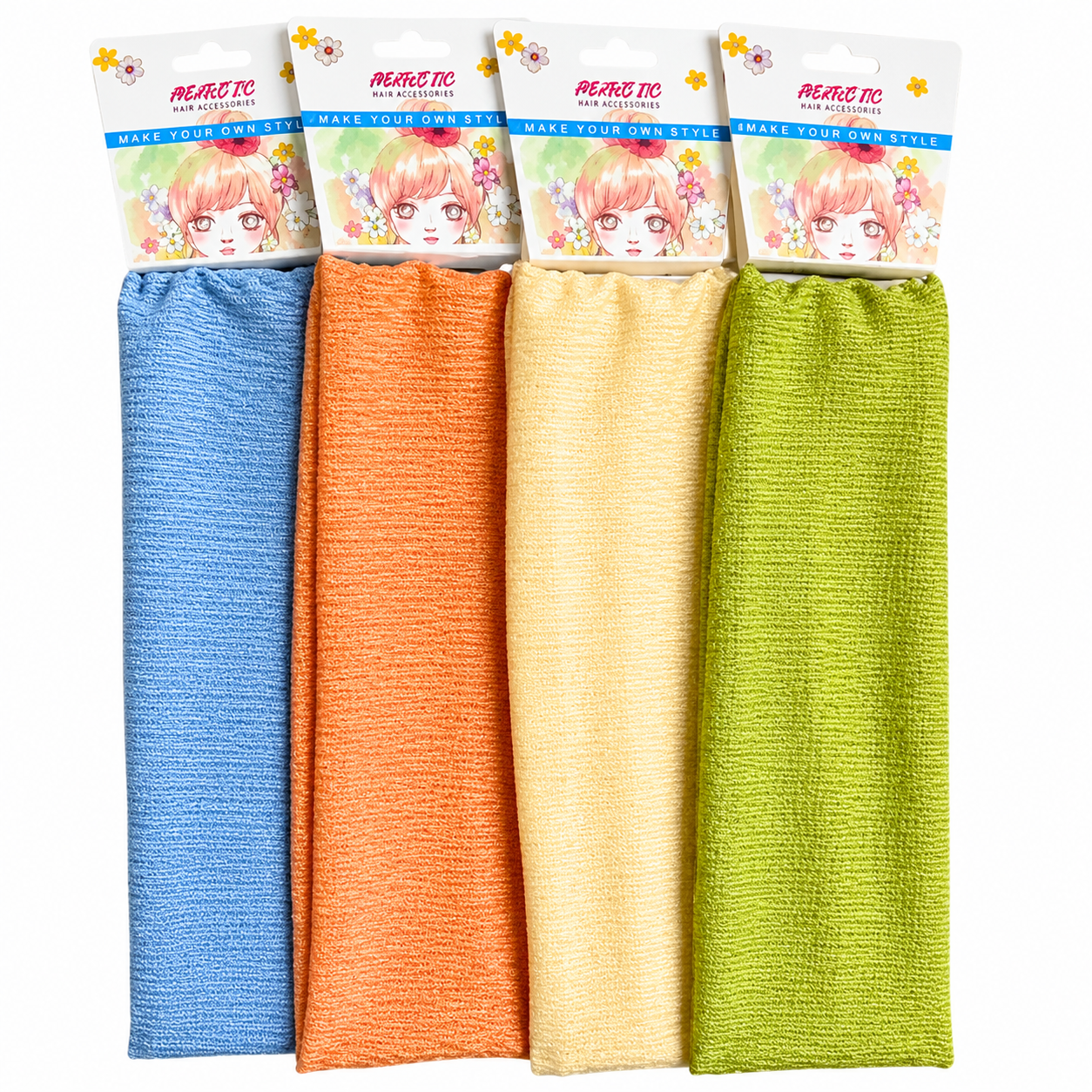 Wide Stretch Headbands Soft & Comfortable #HB4BLK #HB4AST - Image 2