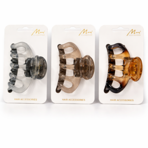 Medium mix colour jaw clips for hair styling and accessories
