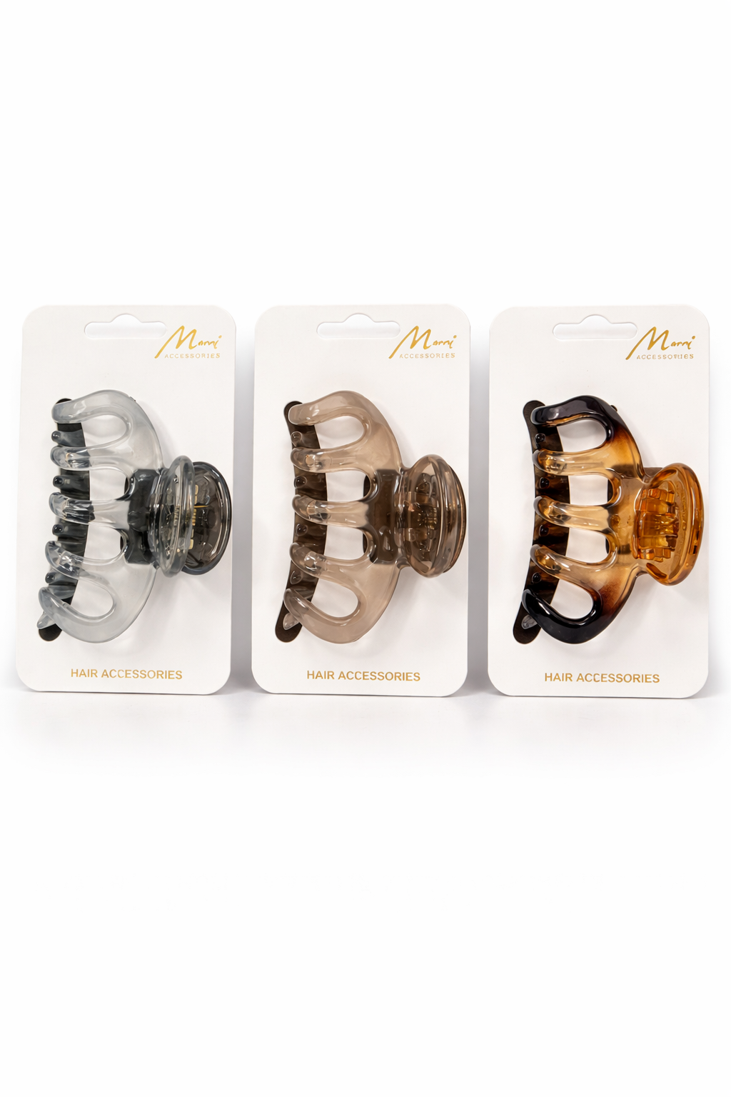 Medium mix colour jaw clips for hair styling and accessories