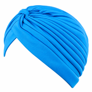 Sky Blue Loose Pleated Turban Head Wrap – 2100SKY