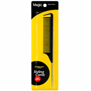 Magic Styling Brush with Bone Tail Comb - Black #TC9BLK