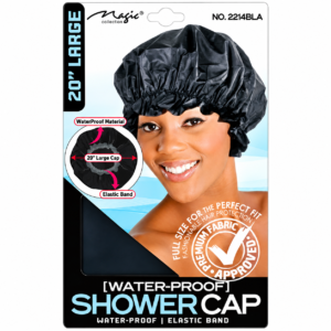 Waterproof Shower Cap Elastic Band Large Size #2214AST #2214BLA