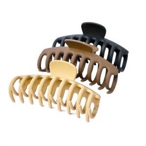 Matte Neutral Hair Claw Clamps, 1-pc #CL934