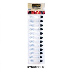 Absolute Beauty Lip Gloss 12Piece Display Card #YR606MIX #YR606CLR