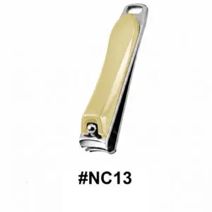 Large Fancy Nail Clipper in Black & Gold #NC13