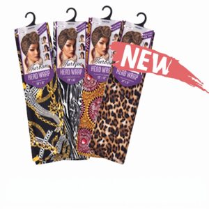 Stretch Jersey Head Scarf Pattern Ast Colours 1Pcs #SCA46PAT