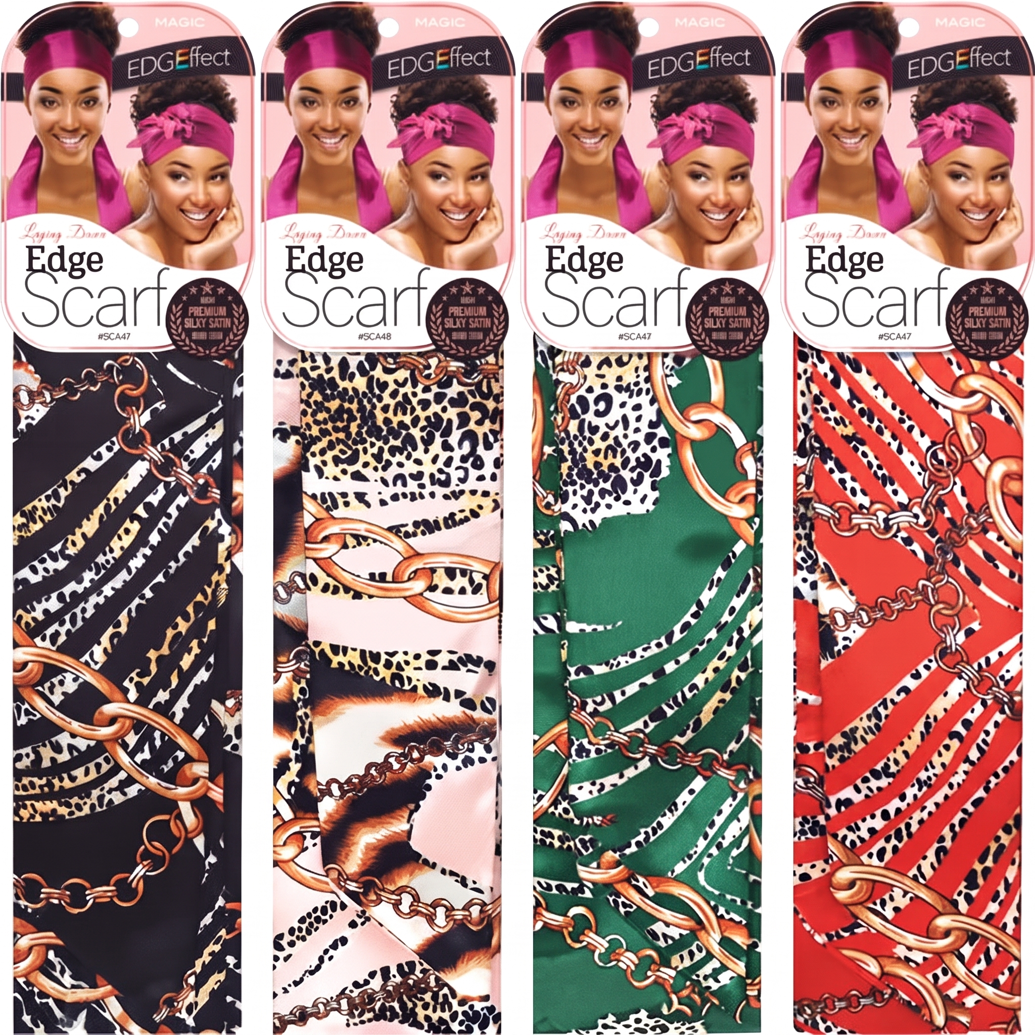 Edge Scarf Pattern Ast Colours 1Pcs #SCA47CHA