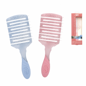 Curved Vented Styling & Detangling Paddle Brush Ast Colours 1Pcs #LK28