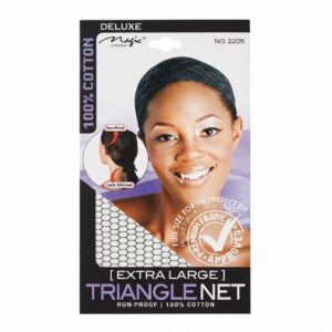 Magic Triangle Net Cotton X-Large cap in black, designed for comfort and durability.