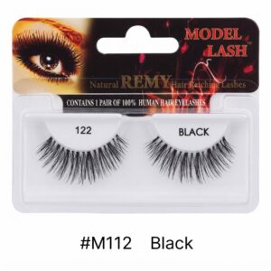 Remy Model Lash Natural False Lashes #M122 (Black)
