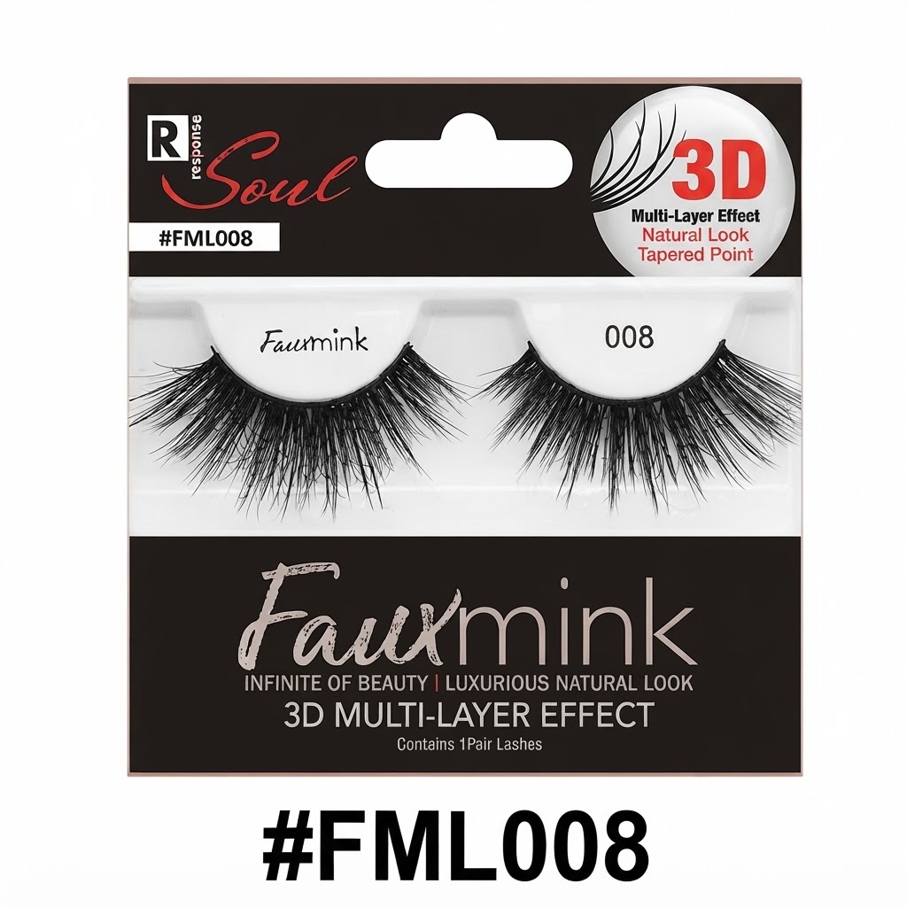 Response Soul Faux Mink Lashes - #FML008 Luxurious 3D Multi-Layer Effect