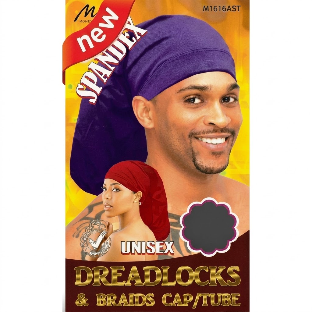 Spandex Dreadlocks & Purple Braids #M1616A