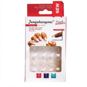 French Manicure Artificial Nail Tips - Clear Pink Tint #NAILART9