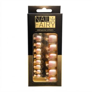 Nail Fairy Toe Glittery Pink Press-On Nails #TOE5