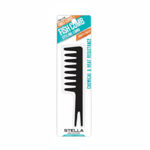 Stella Half Curve Fish Comb Styling Black #2418