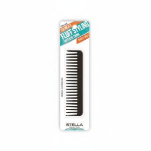 Stella, 6โณ Fluff Styling Tapered Comb Black #2436