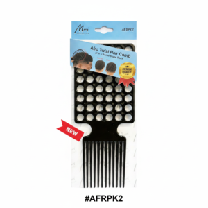 Marry Collection Afro Twist Hair Comb 2-in-1 Round #AFRPK2