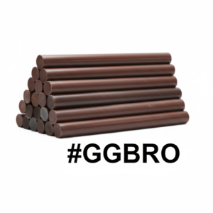 Magic Collection Glue Gun Sticks Brown - 12pcs Pack #GGBRO