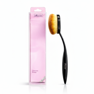 Makeup Brush with Dense Oval Bristles and Black #MB34