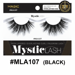 Magic Collection MysticLash #MLA107 3D Faux Mink Eyelash – Black