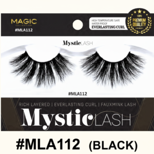 Magic Collection MysticLash #MLA112 3D Faux Mink Eyelash – Black