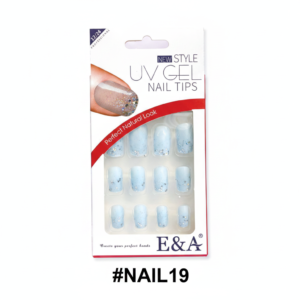 E&A New Style UV Gel Nail Tips - Baby Blue #NAIL19