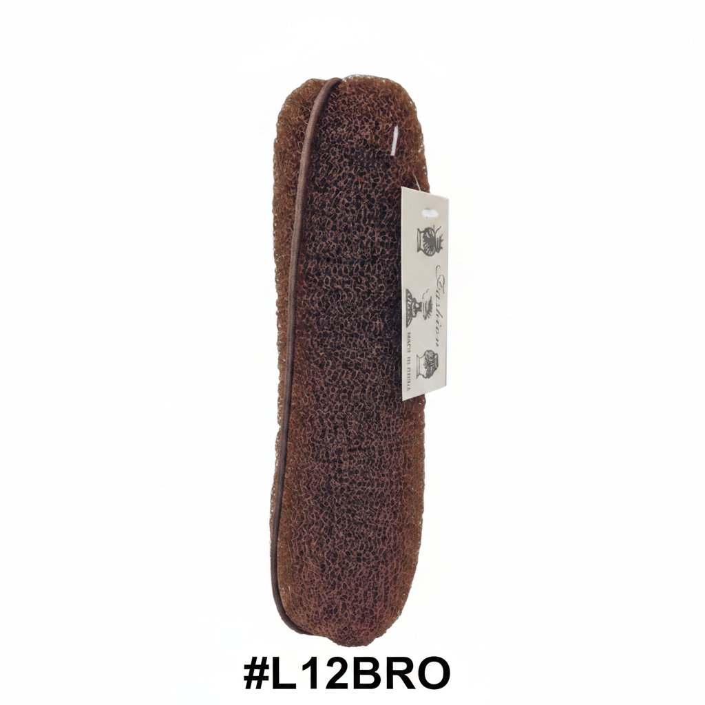 Fashion, Hair Stuffing Bun Maker, Brown #L12BRO