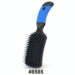 Mini Paddle Hair Brush Black & Blue #8585