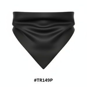 Triangle Hair Scarf - Black #TR149P